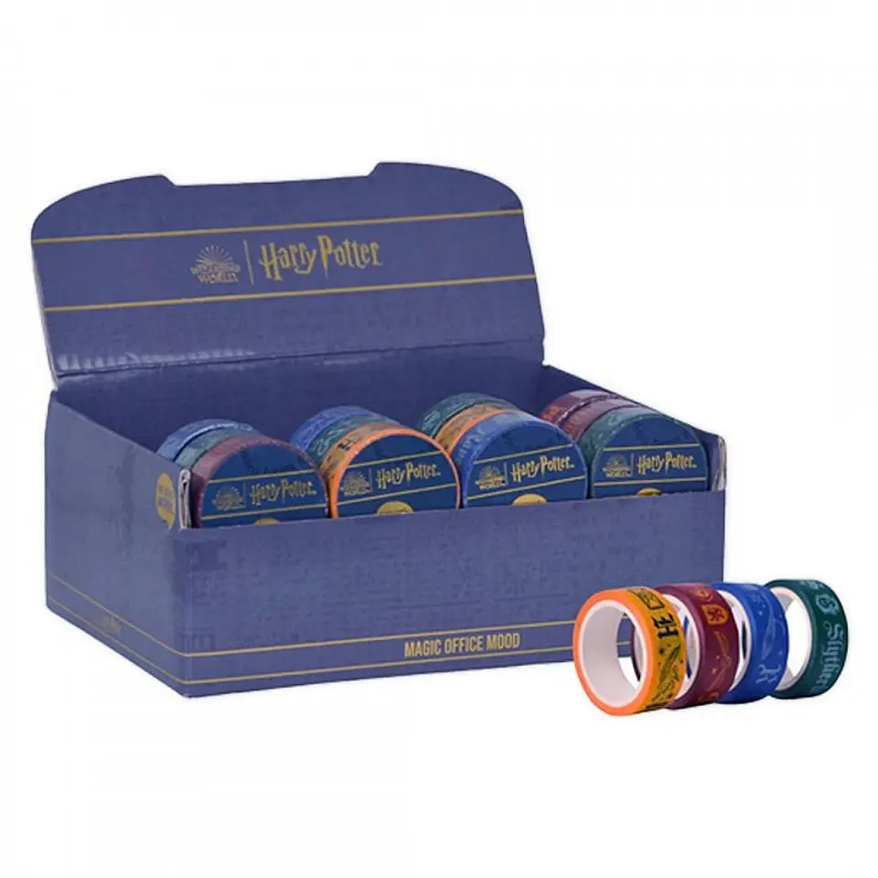 Cinta Adhesiva Mooving Harry Potter Casas 15 Mm 5 Mts. (2222110101) 1