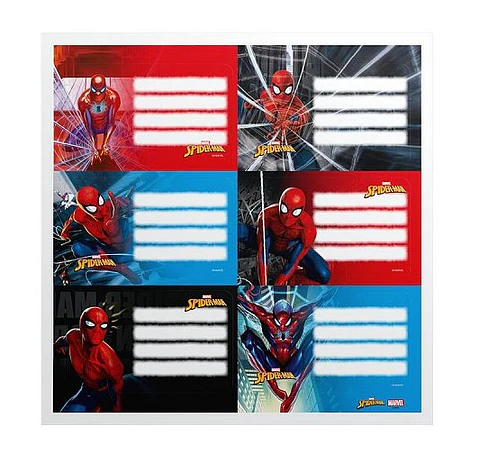 Etiqueta Mooving Escolar Spiderman (1301101)