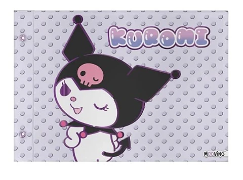 Carpeta Mooving Nª5 Dibujo C/cordon Kuromi (1004255)