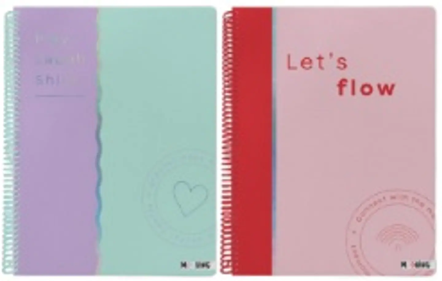 Cuaderno Mooving 29.7 T.flex 80 Hjs Rayado Pastel Rock (1208210) 1