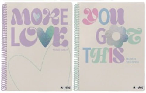 Cuaderno Mooving 29.7 T.flex 80hjs Rayado Cool (1208268)
