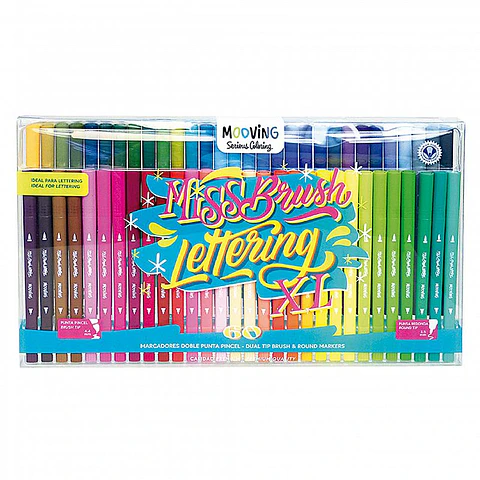 Marcador Mooving Doble Punta Blister Colores X 60u. (3091060)
