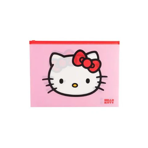 Sobre Mooving  A4 Con Cierre Zip Hello Kitty (1652170402)