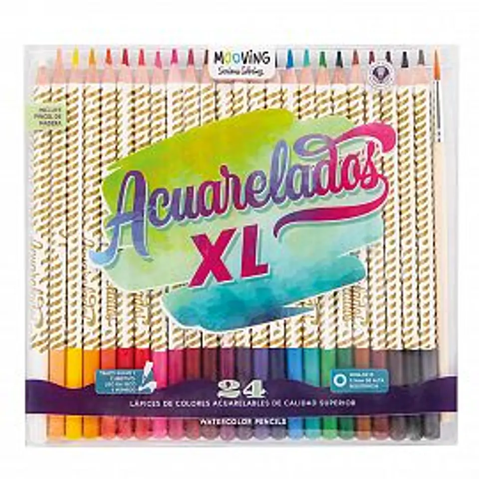 Lapiz Color Mooving Acuarelable X 24u. (3011824) 1