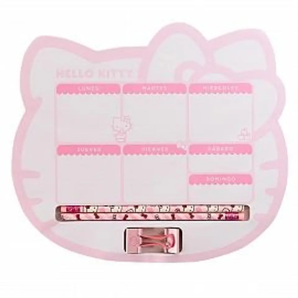 Planner Semanal Mooving Hello Kitty Con Accesorios (1652120401) 1