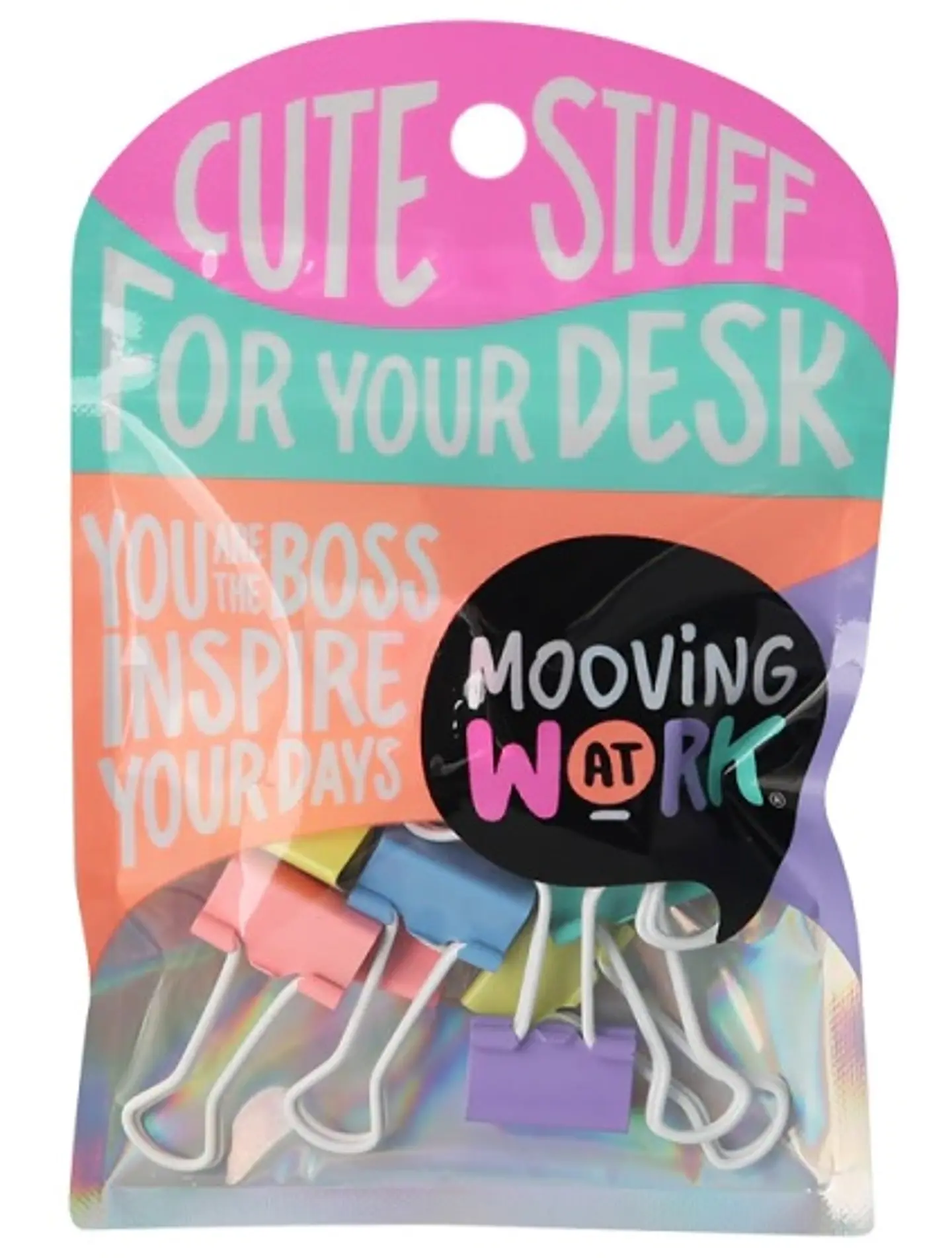 Kit Mooving Maw Mania Binder Clips 19 Mm X12 Pcs (2112020111) 1