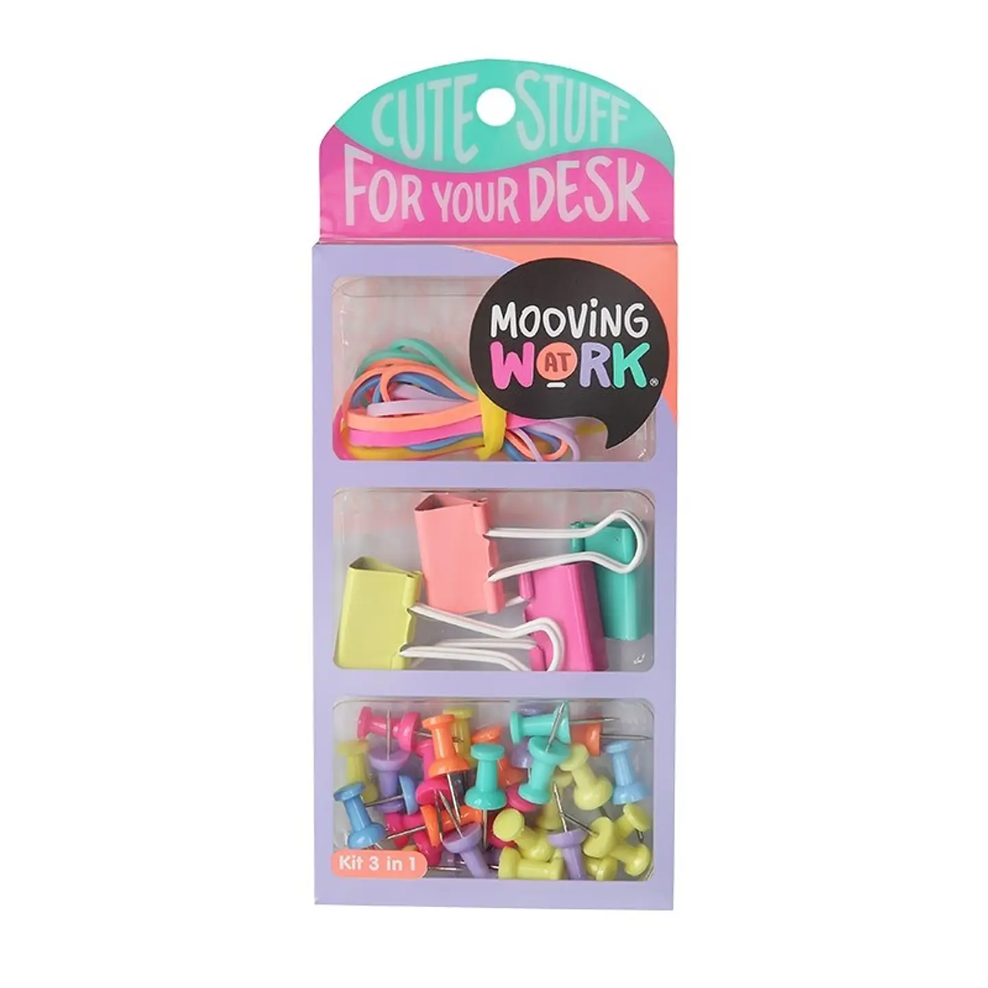 Kit Mooving Maw Mania 3 En 1 Purple Pins-binder-bands (2112060301) 1