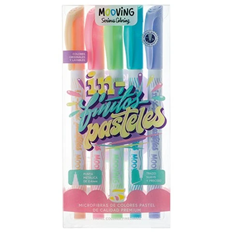 Microfibra Mooving X5u. Pastel (3041105)