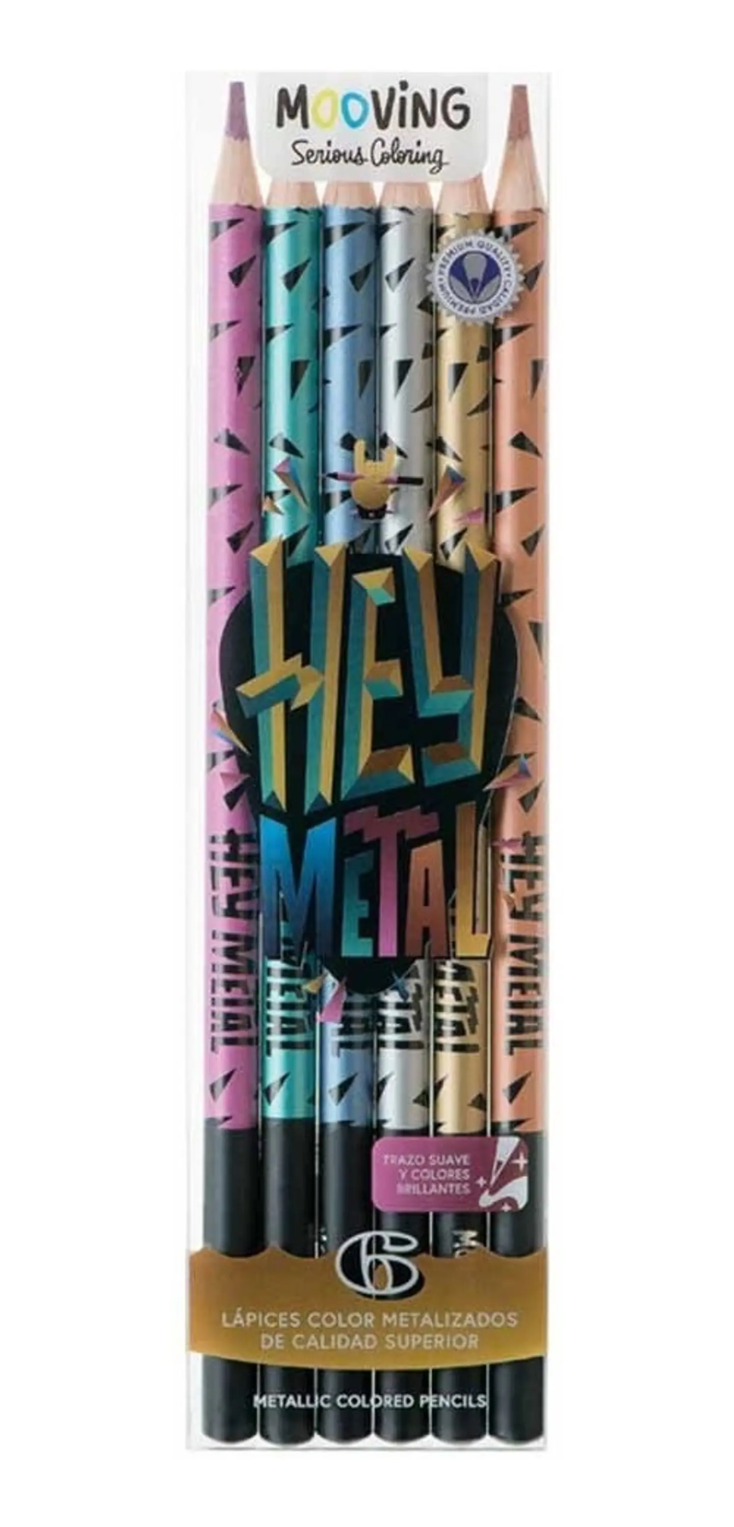 Lapiz Color Mooving Metalizado X6u. (3011306) 1