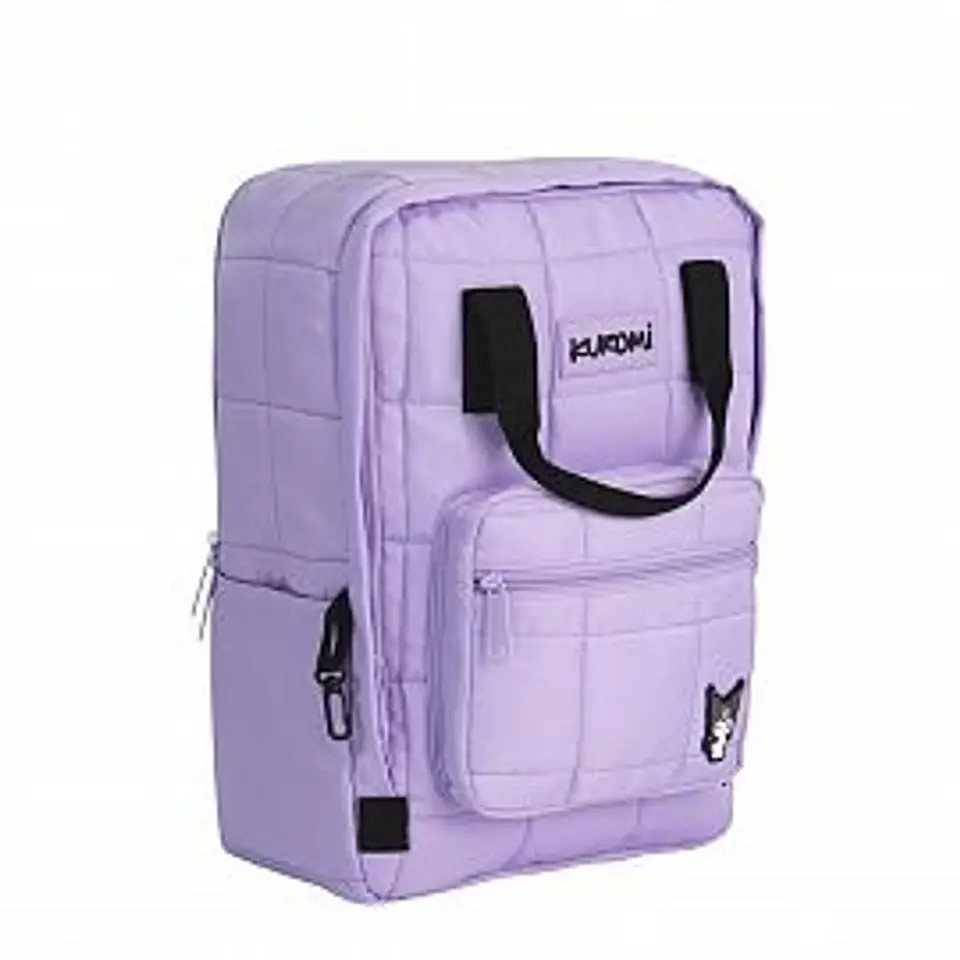 Mochila Mooving Kuromi Lila Espalda 18