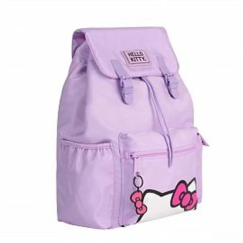 Mochila Mooving Hello Kitty Lila Espalda 18" (1641126)