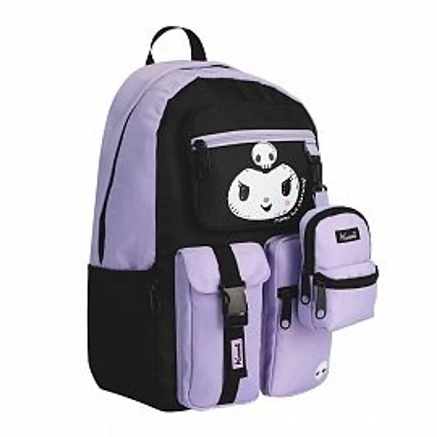 Mochila Mooving Kuromi Black Espalda 18