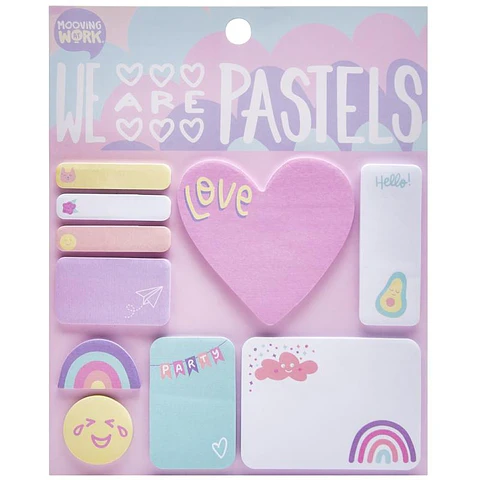Set Notas Adhesivas Mooving Pastel (2102100502)