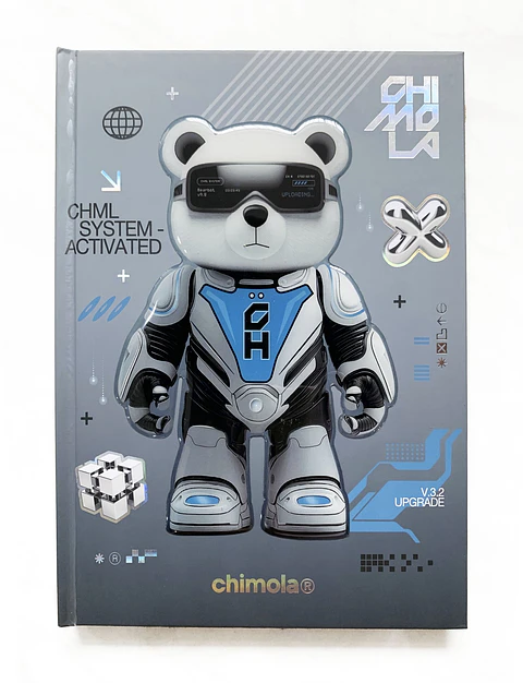 Cuaderno Chimola Bearbot A5 X48h Rayado (st14)