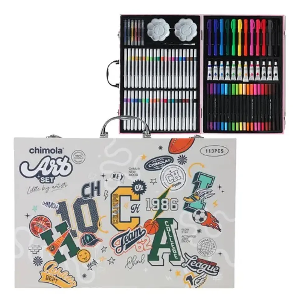 Set De Arte Xl Chimola University Boy 113 Piezas (st87) 1