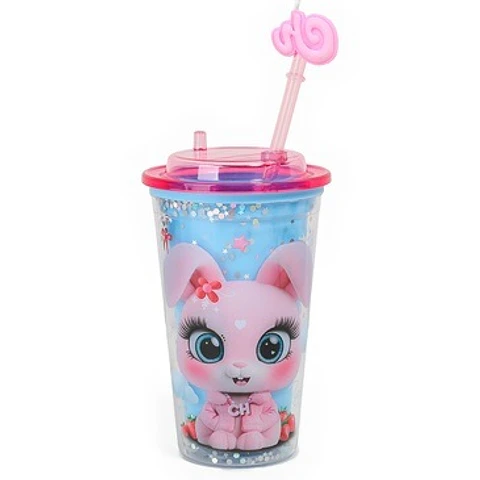 Vaso Chimola De Acrilico Spark Bunny 450ml (bz107)