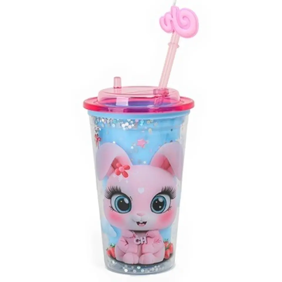 Vaso Chimola De Acrilico Spark Bunny 450ml (bz107) 1