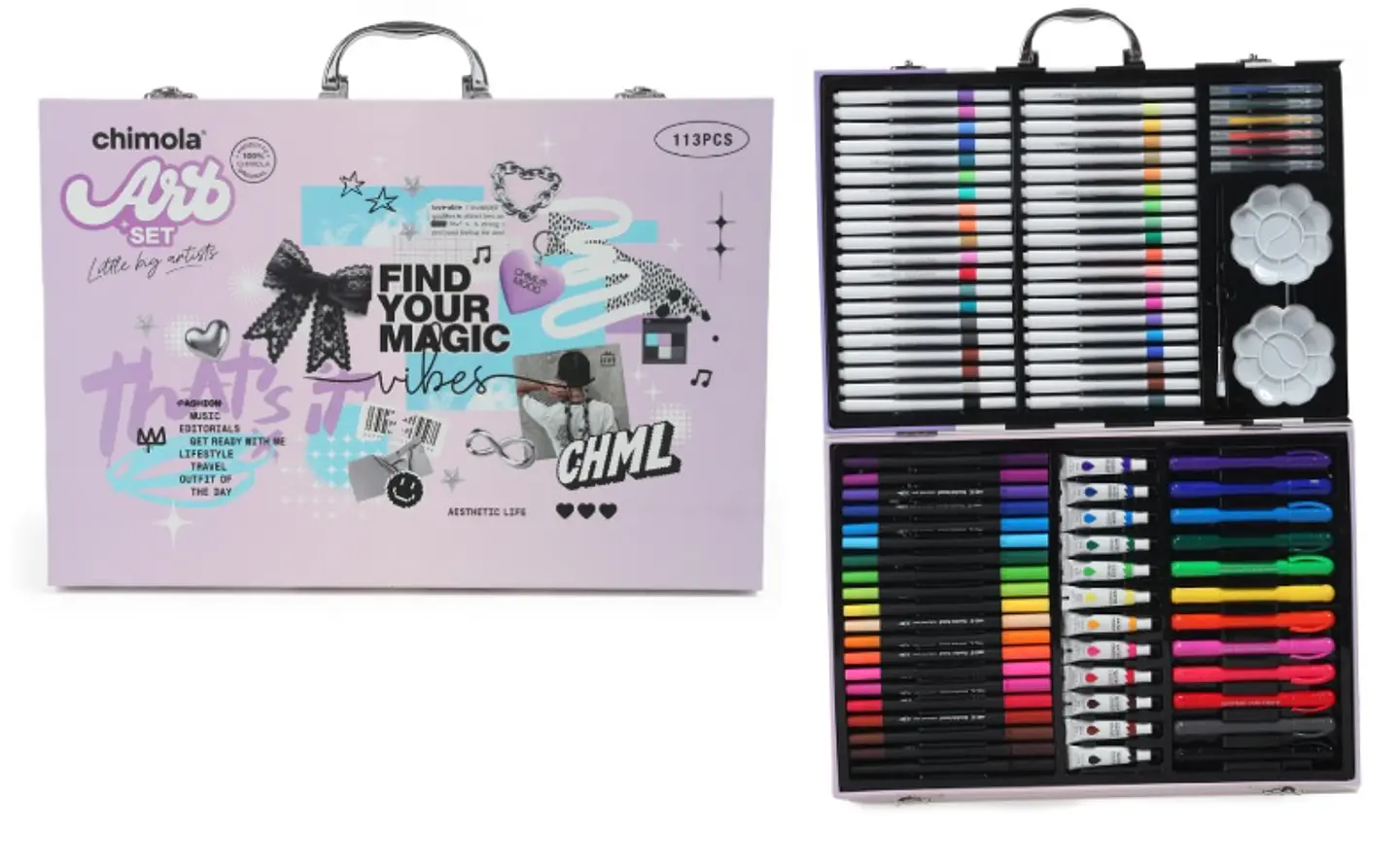 Set De Arte Xl Chimola 113 Piezas (st85) 1