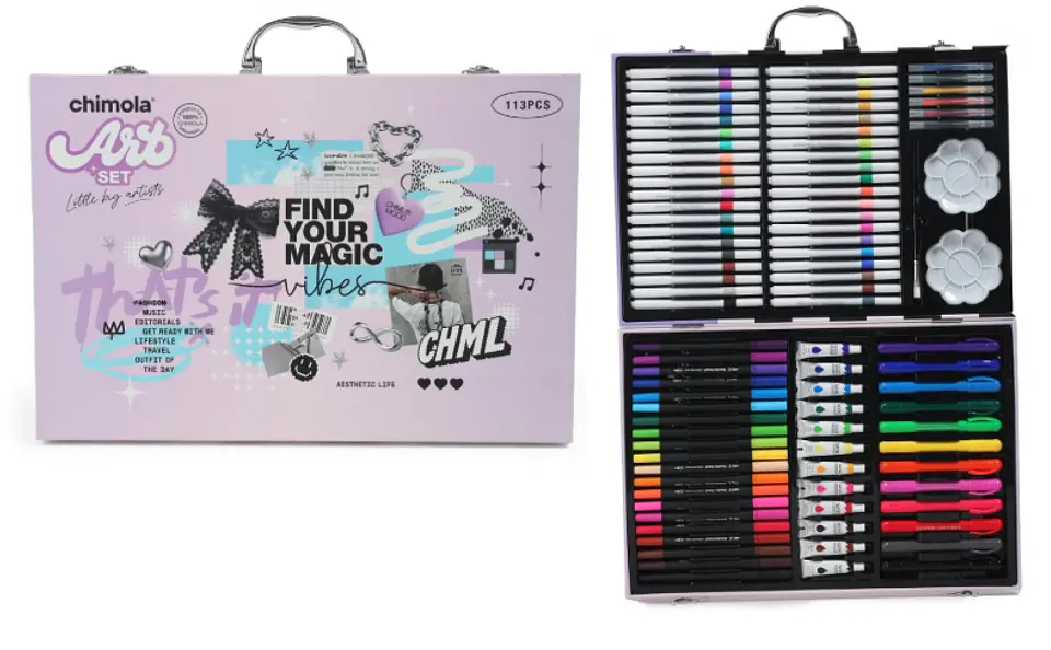 Set De Arte Xl Chimola 113 Piezas (st85) 1