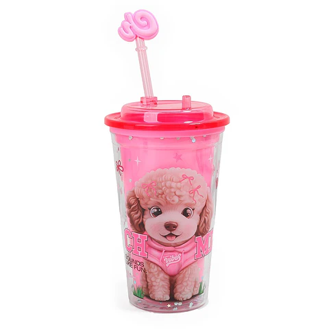 Vaso Chimola De Acrilico Spark Poodle 450ml (bz111)
