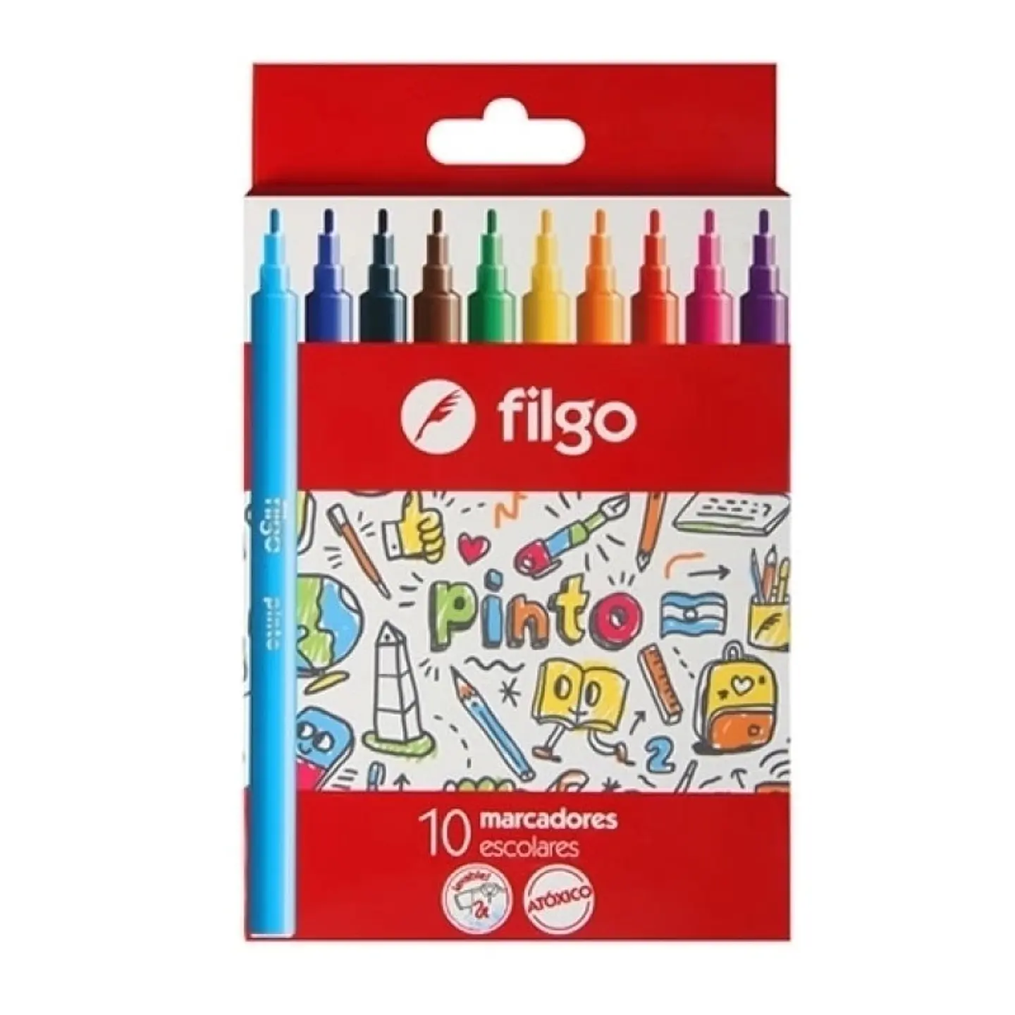 Marcador Escolar Filgo Varios Colores x10 1