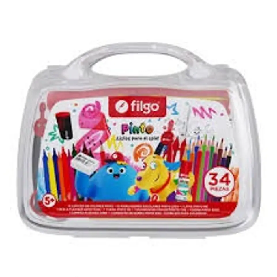 Valija Filgo Pinto Listos Para El Cole x34 1