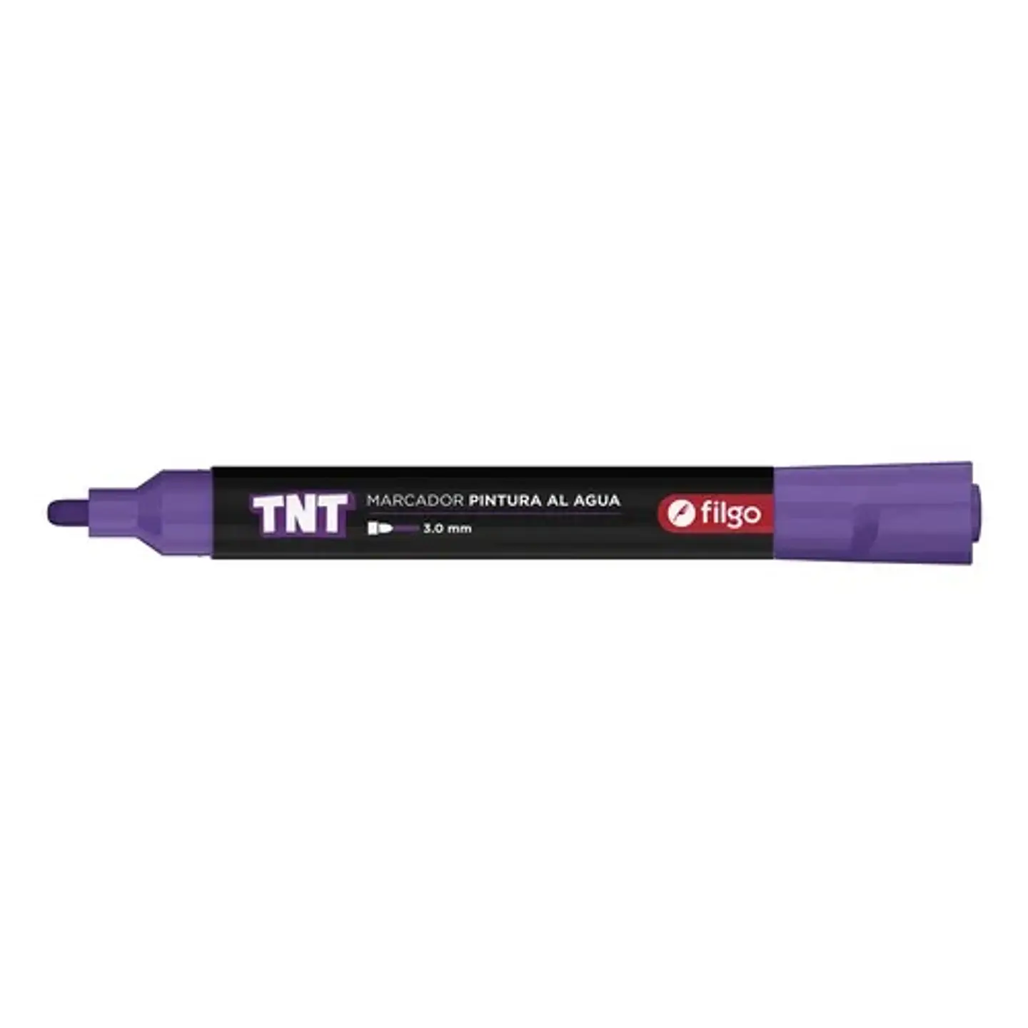 Marcador Filgo Pintura Al Agua TNT Trazo Medio Violeta 3.0 1
