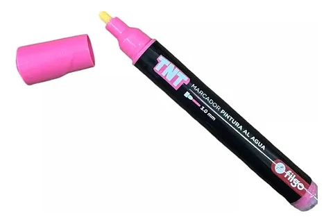 Marcador Filgo Pintura Al Agua TNT Trazo Medio Rosa 3.0
