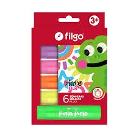 Témpera Sólida Filgo Pinto Fluo x6