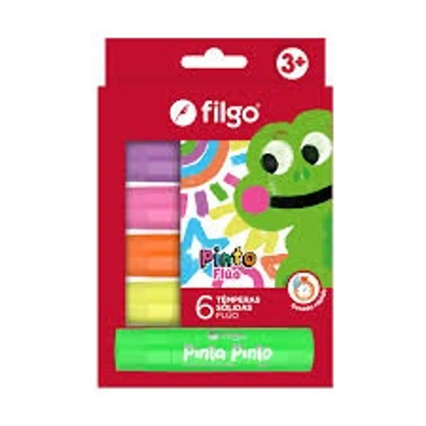 Témpera Sólida Filgo Pinto Fluo x6 1