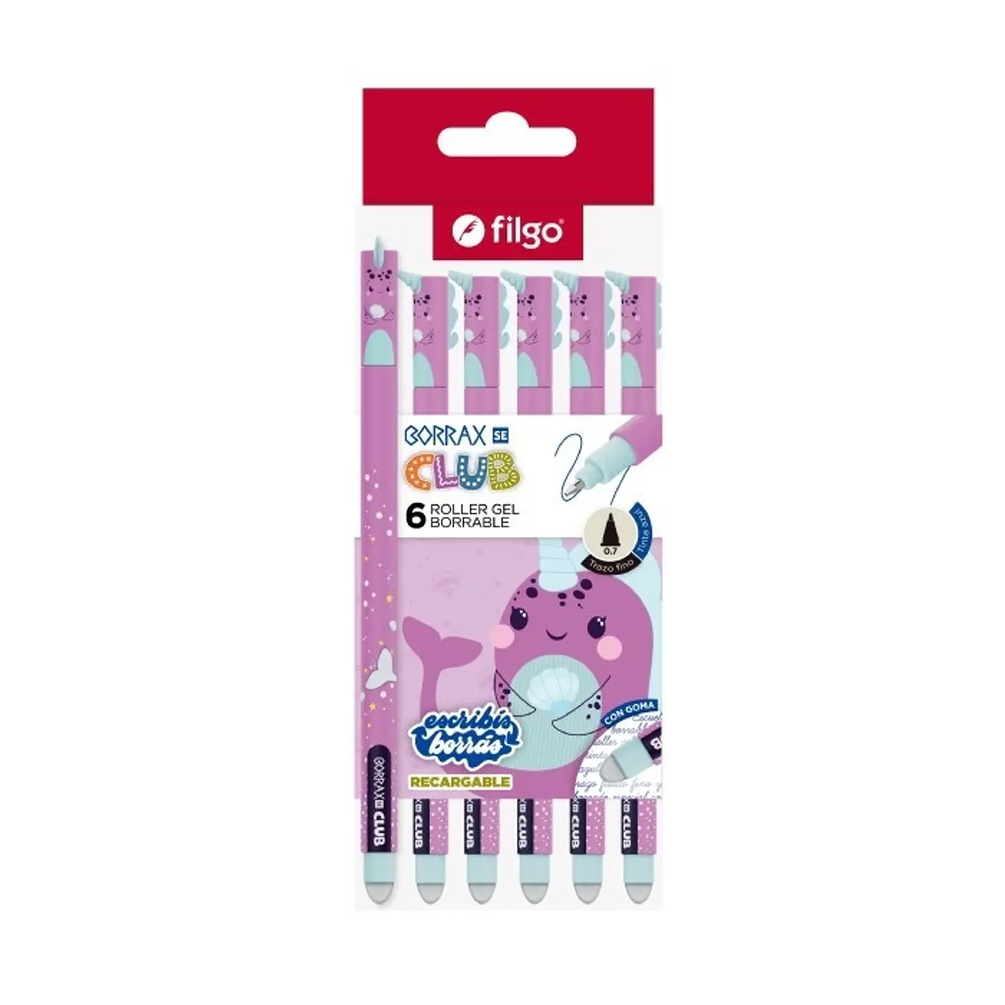 Roller Gel Borrable Filgo Borrax Se Club Delfín 1