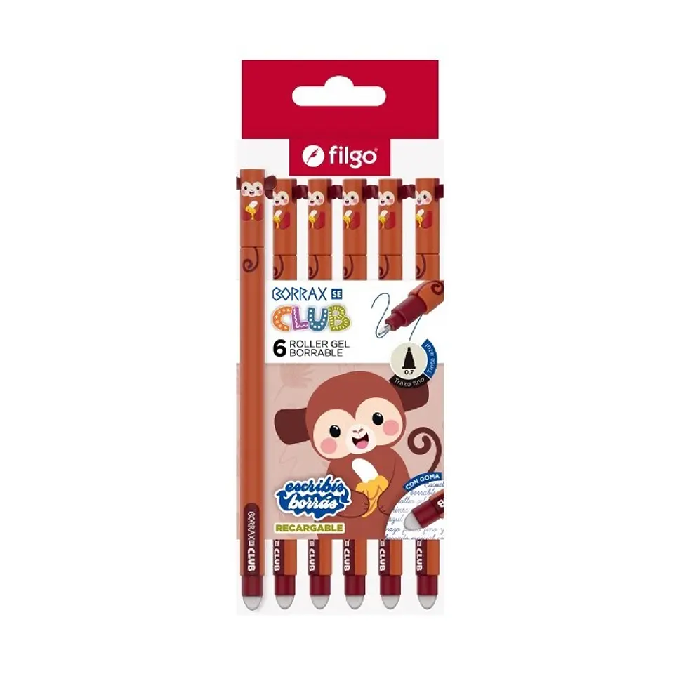Roller Gel Borrable Filgo Borrax Se Club Monito 1