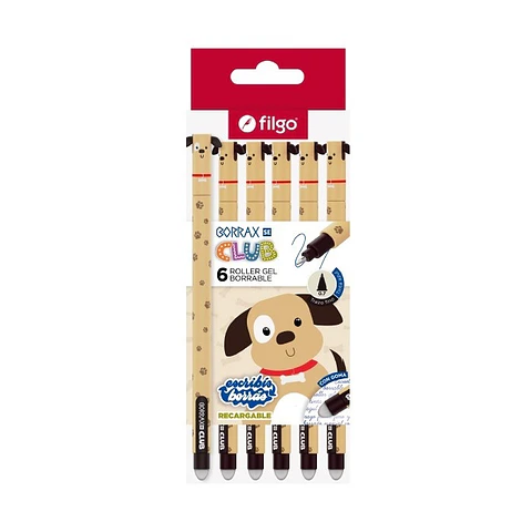 Roller Gel Borrable Filgo Borrax Se Club Perrito