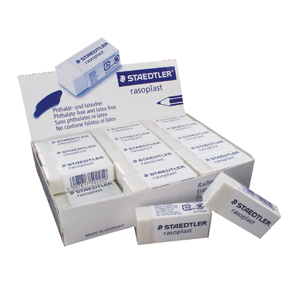 Goma De Borrar Staedtler 526/30 x30 Para Lápiz 1