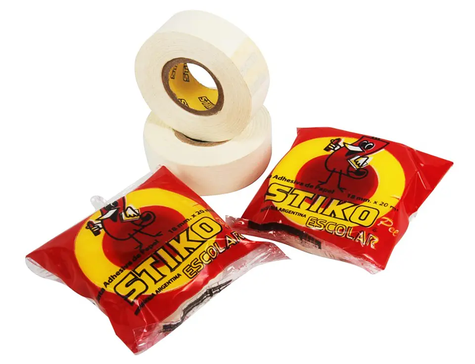 Cinta De Papel Stiko 18mm x 20m Escolar 1