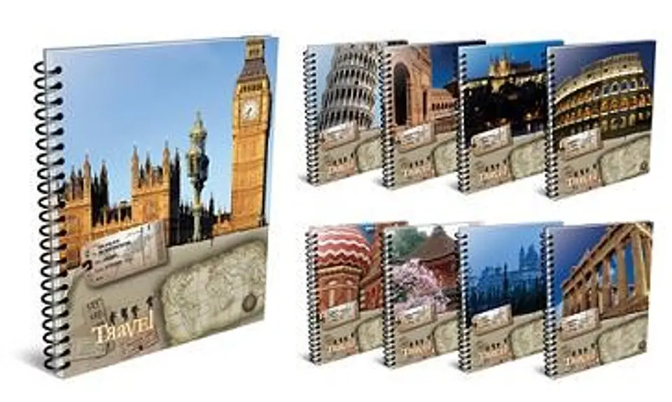 Cuaderno America NOS 16x21 Con Espiral 80 Hojas Cuadriculado 1