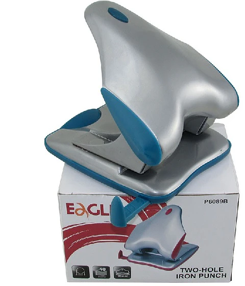 Perforadora Eagle Two-Hole 40 Hojas 80mm