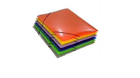 Carpeta Avios A5 3 Solapas PP Varios Colores