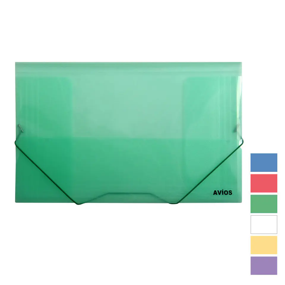 Carpeta Avios Doble Oficio PP Varios Colores 1