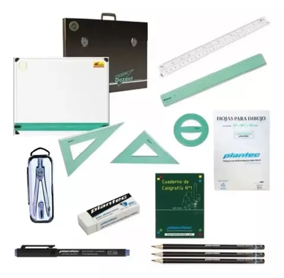 Set Técnico Dozent 40x50 + 6 Útiles 12661 1