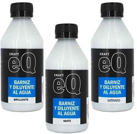 Barniz Y Diluyente Eq Arte Mate Al Agua 250cc