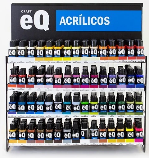 Exhibidor Eq Arte De Acrílico Con Carga x360 Colores Surtidos