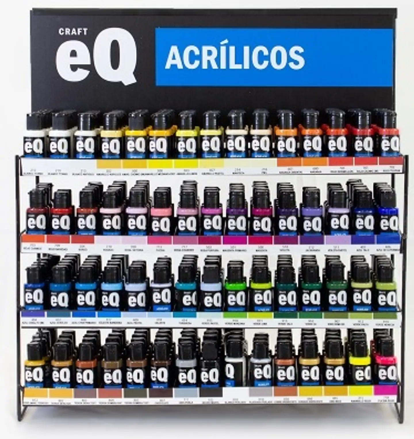 Exhibidor Eq Arte De Acrílico Con Carga x360 Colores Surtidos 1