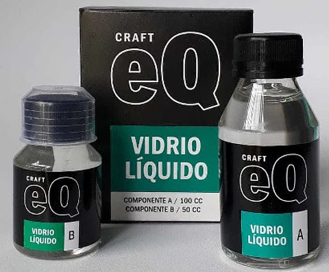 Vidrio Líquido Eq Arte 2 Componentes 150cc