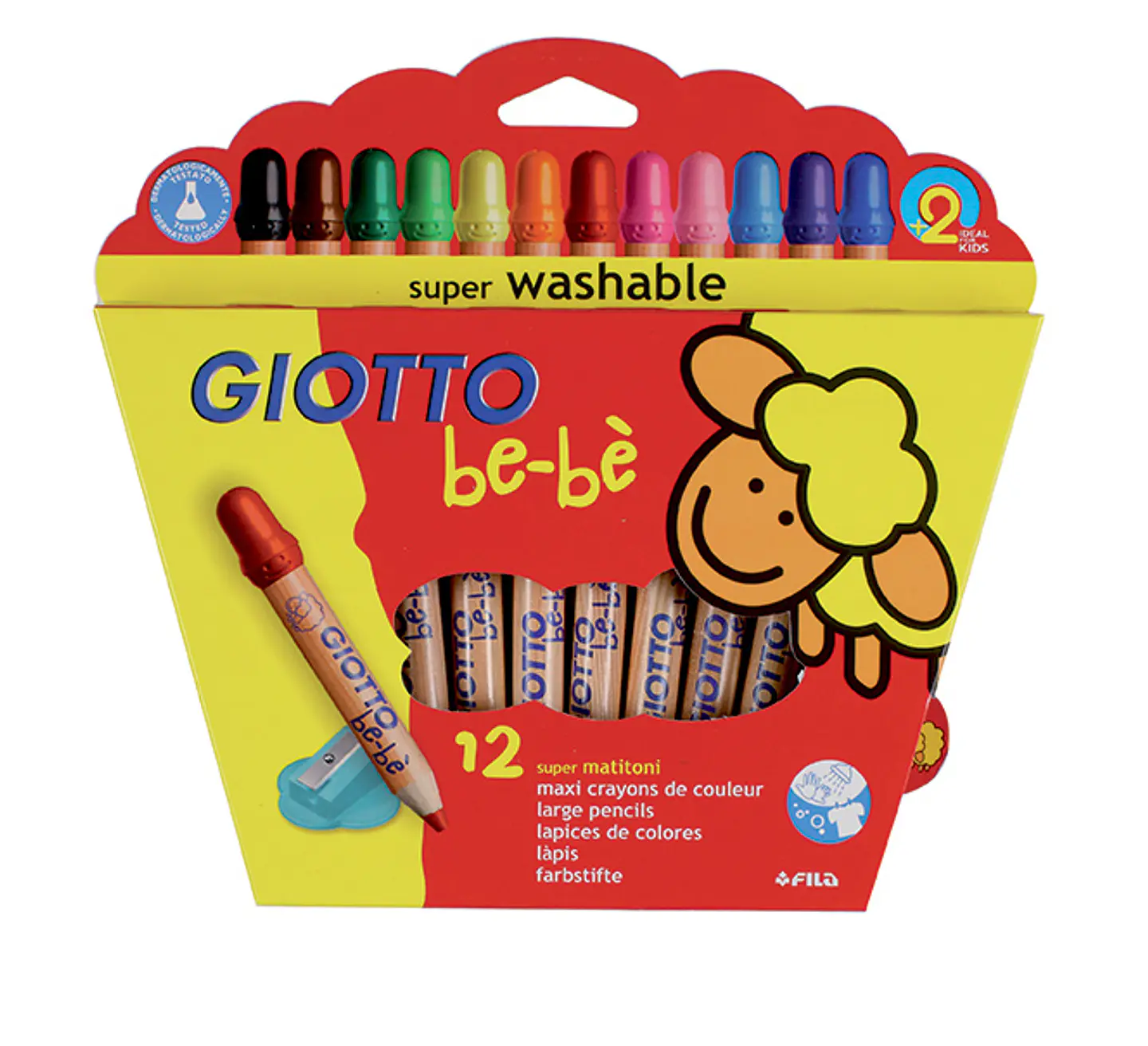 Lápiz Color Giotto Bebé x12 1