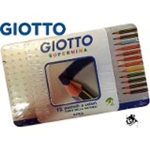 Lápiz Color Giotto Supermina x24 Lata