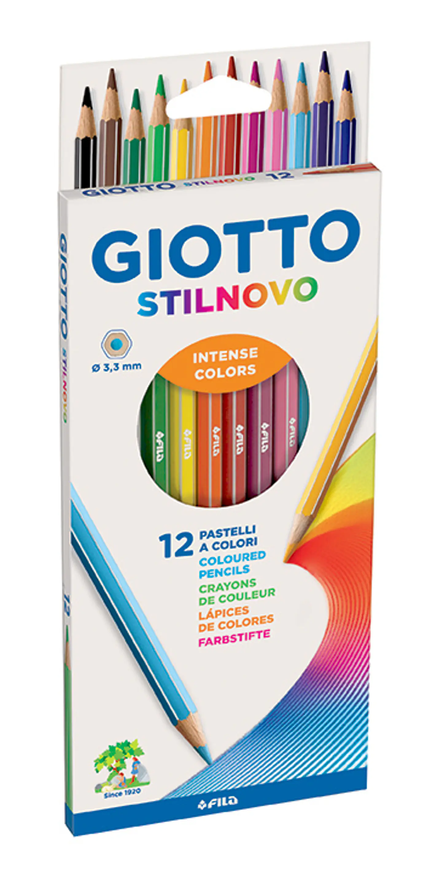 Lápiz Color Giotto Stilnovo x12 Largos 1