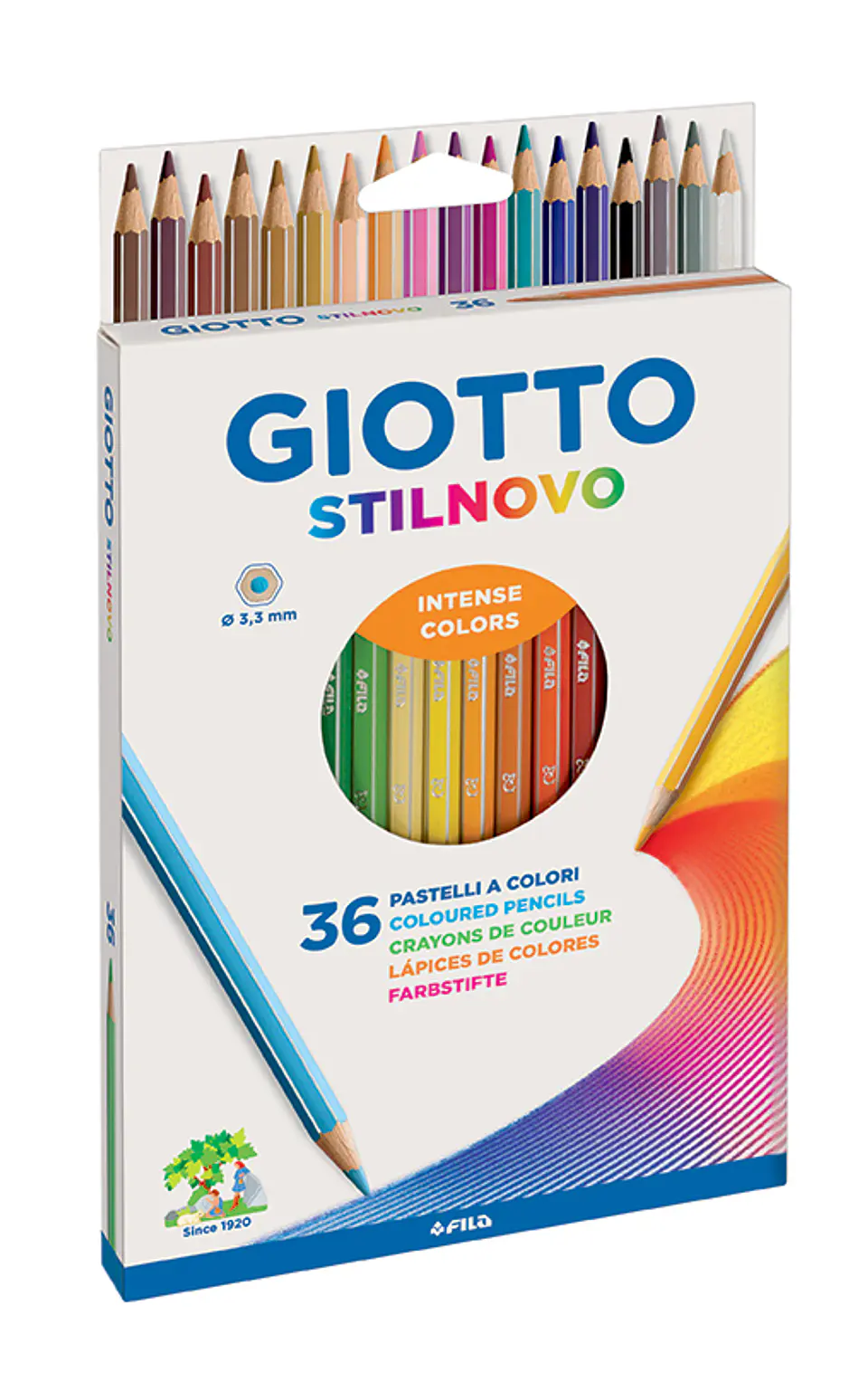 Lápiz Color Giotto Stilnovo x36 Largos 1