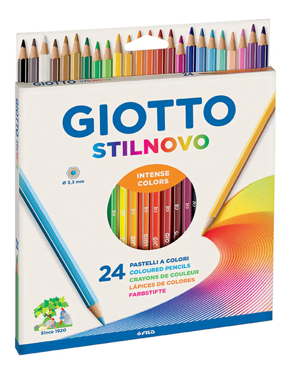 Lápiz Color Giotto Stilnovo x24 Largos 1