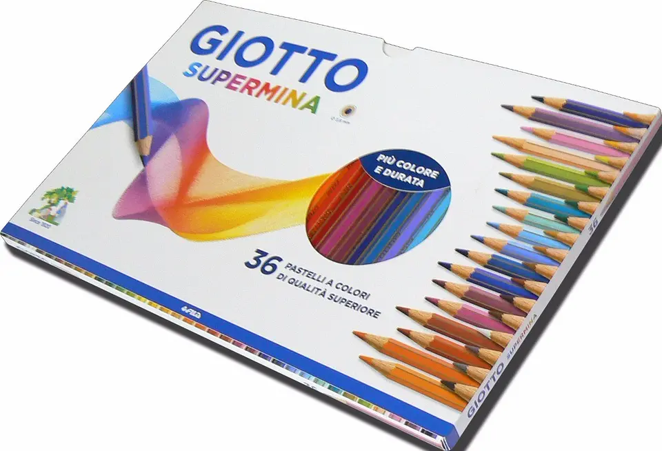 Lápiz Color Giotto Supermina x36 1
